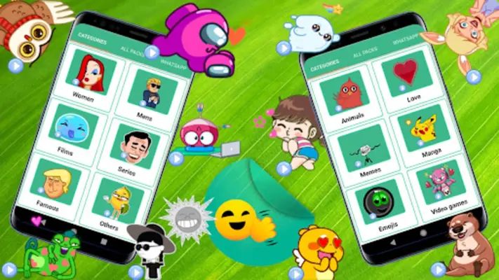 Animated WASticker android App screenshot 1